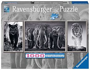 Triptyque Panthère, éléphant, lion (Ravensburger 16729)