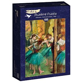 Bluebird puzzle Degas: Dancers, Pink and Green