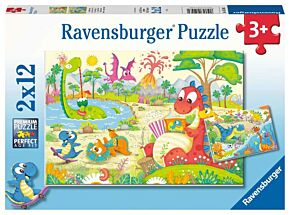 Puzzle dinosaure 12 pièces