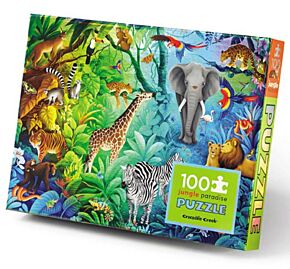 Puzzle animaux holographiques 100 pièces