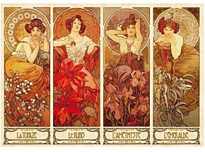 Alphonse Mucha - Pierres précieuses - DToys