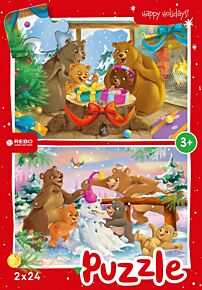 Christmas Bears puzzle 3+