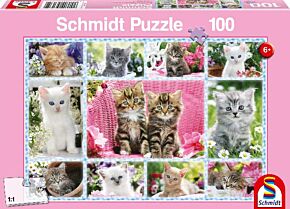 Chatons puzzle 100