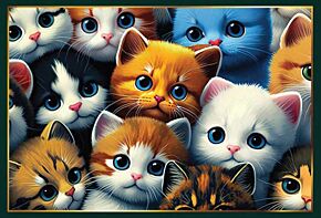 Mur de chats puzzle 1000