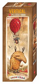 Zozoville Vertical Puzzle Red Balloon (Heye)