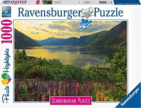 Puzzle 'Lieux scandinaves : Fjord en Norvège' de Ravensburger