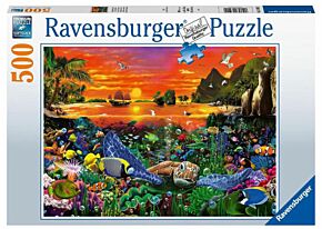 Ravensburger puzzle 'Tortue en récif' (500 pièces)