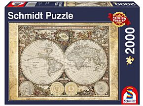 Carte historique du monde (Schmidt puzzle)