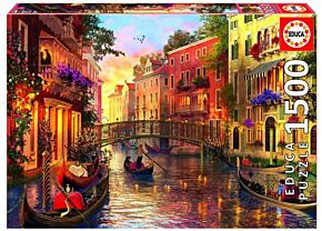 Coucher de soleil à Venise - jigsaw puzzle Educa 1500 pièces